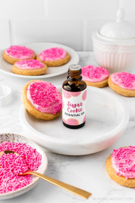DIY sugar cookie essential oil recipe.
