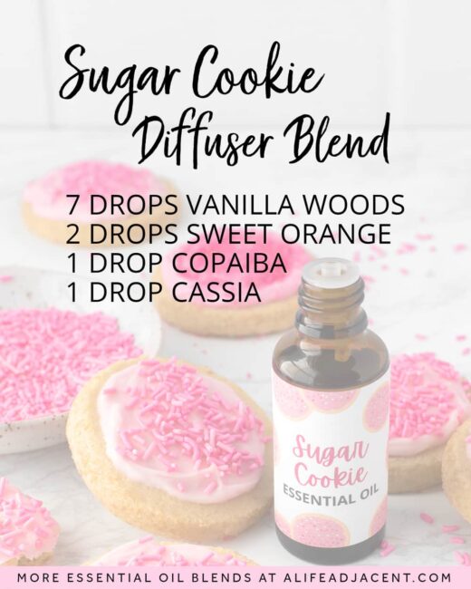Sugar Cookie Essential Oil Diffuser Blend Graphic