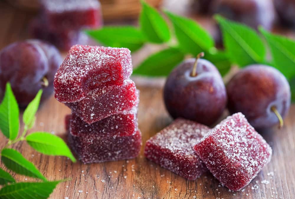 Sugar plum jelly candy.