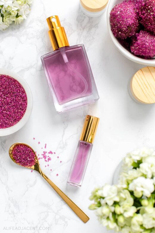 Sugar Plum Fairy DIY essential oil perfume spray
