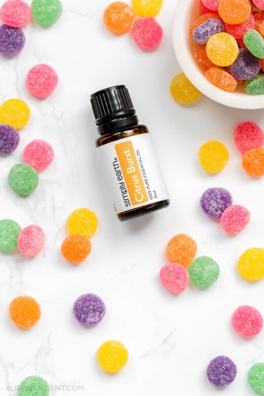 Simply Earth Citrus Burst, the essential oil blend that smells like candy
