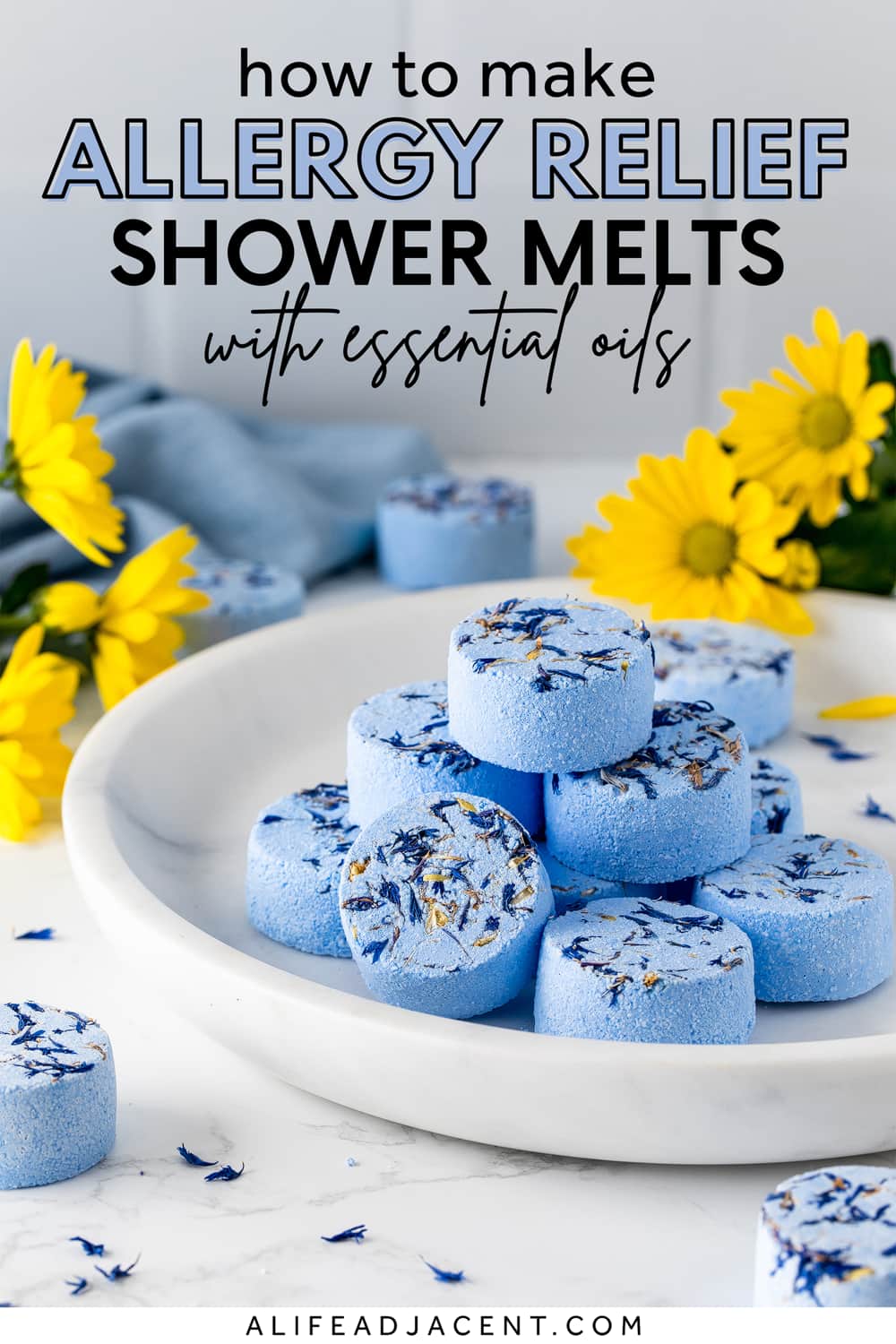 Allergy Shower Melts with Essential Oils