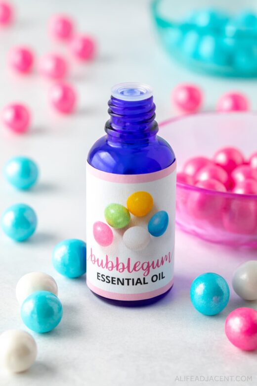 Bubble gum scented essential oil blend