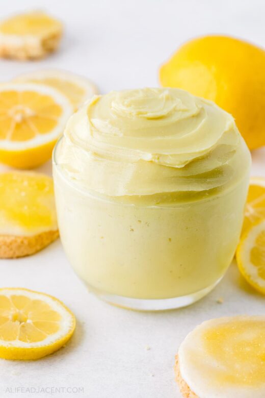 Lemon cookie body butter with essential oils