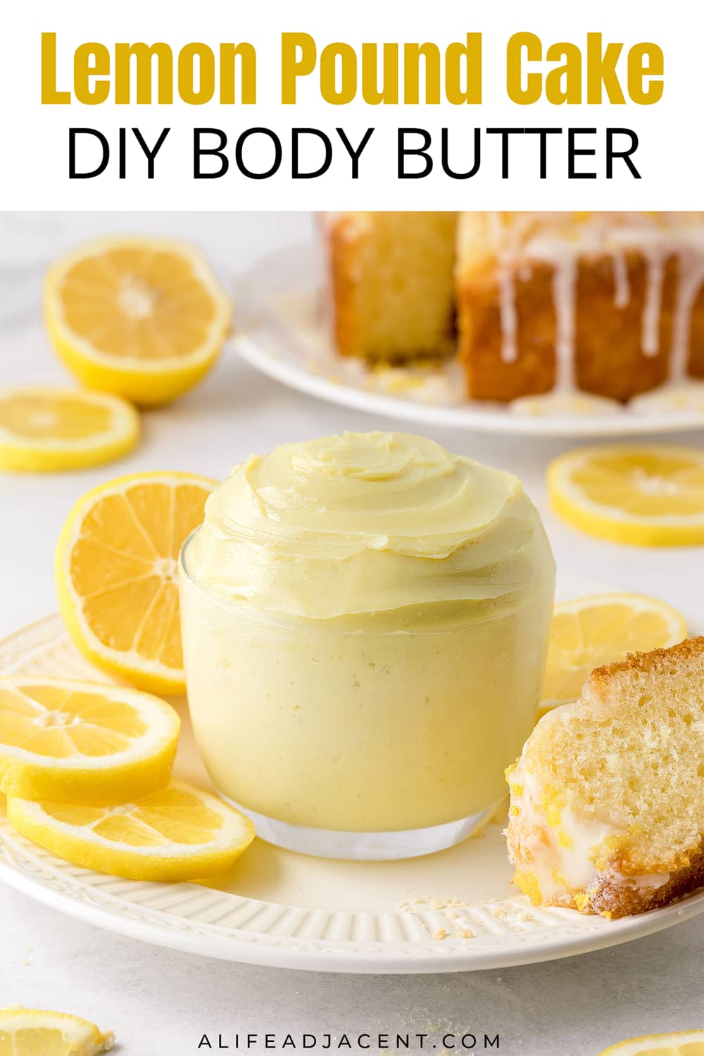Lemon pound cake DIY body butter