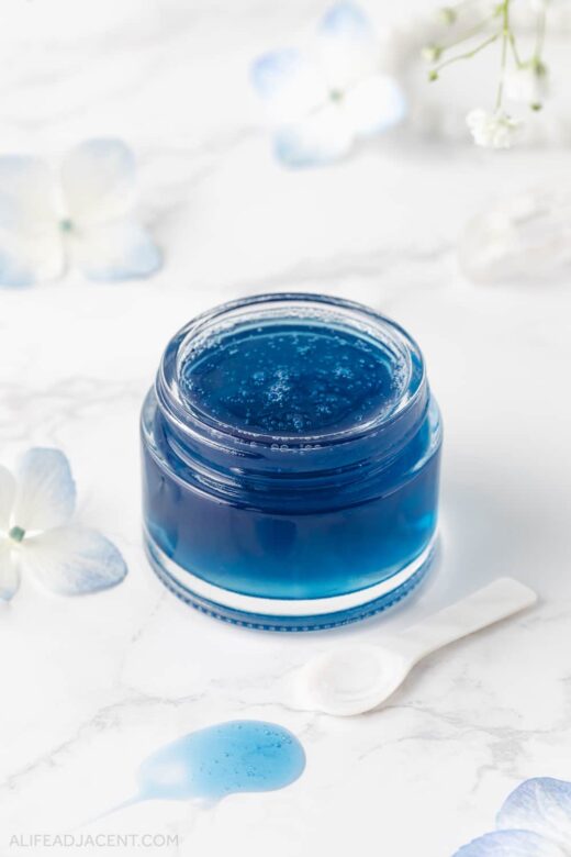 Seriously soothing blue tansy jelly face mask