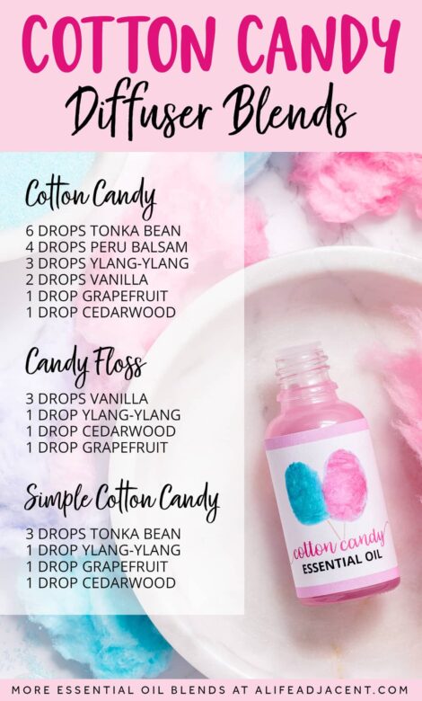 Cotton Candy Essential Oil Diffuser Recipe • Essential Oil
