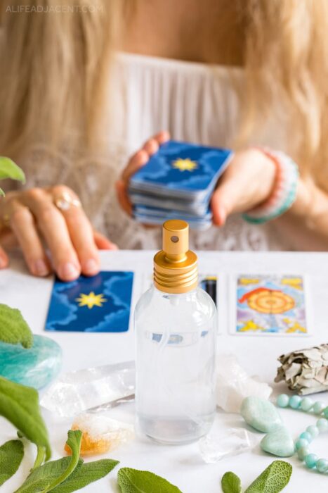 Aura spray for spiritual cleansing and protection