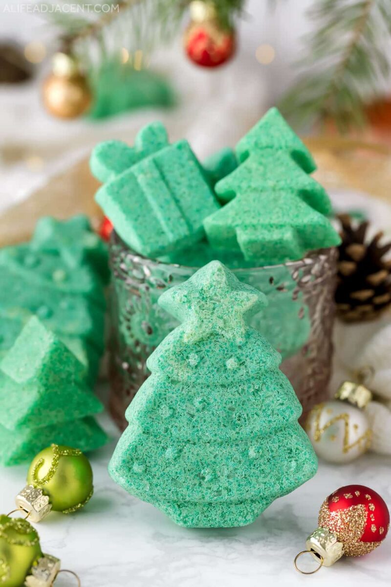 Shower Bombs Recipe (4 DIY Shower Bombs for Christmas) A Life Adjacent