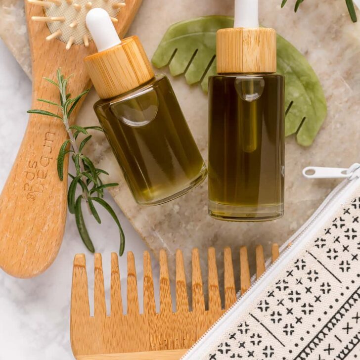 Homemade hair oil for growth and thickness