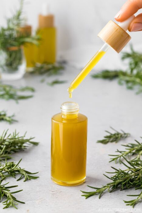 DIY rosemary oil for hair