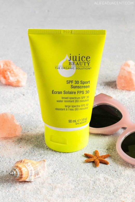 Best Water-Resistant Non-Toxic Sunscreen: Juice Beauty Water-Resistant SPF 30 Sport Sunscreen