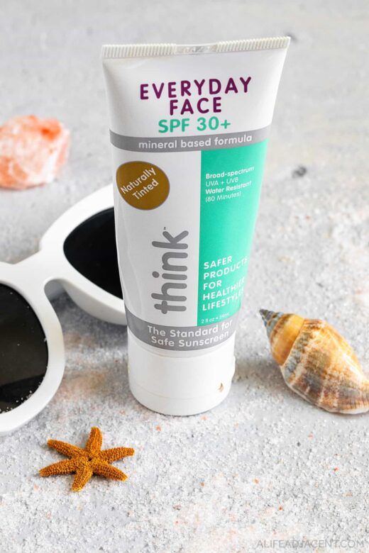 Best Drugstore Mineral Sunscreen: Think Everyday Face Sunscreen Naturally Tinted SPF 30