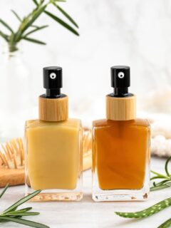 DIY rosemary hair growth serum.