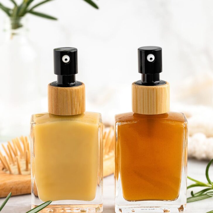DIY rosemary hair growth serum.