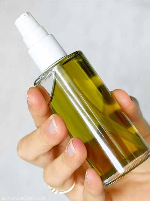 DIY Green Tea Cleansing Oil