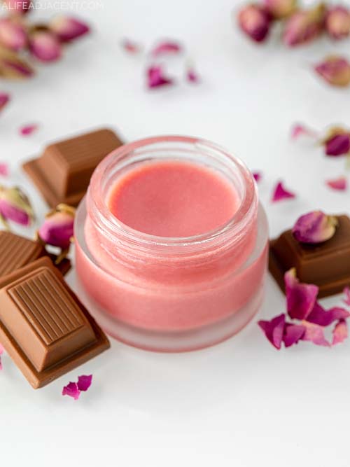 Chocolate Rose DIY Lip Balm