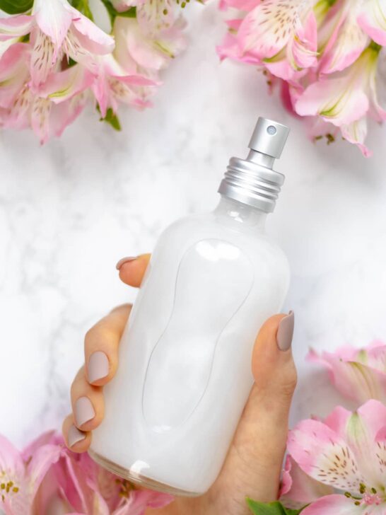 DIY Shimmer Makeup Setting Spray