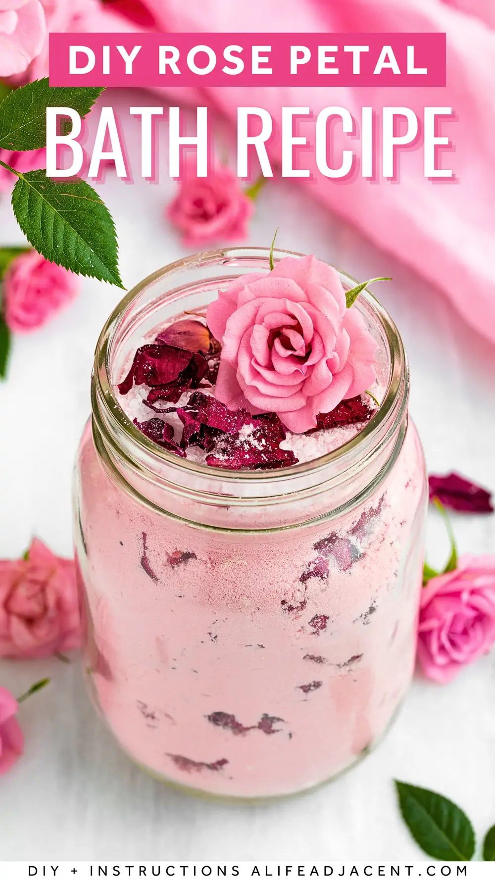 DIY Rose Petal Bath Recipe