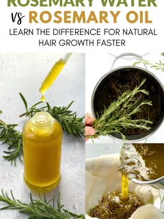 Rosemary Oil vs Rosemary Water: Learn the Difference for Natural Hair Growth Faster.